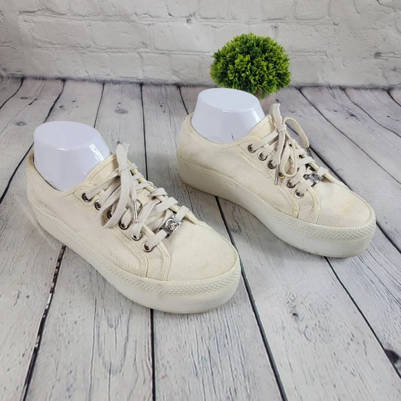 Michael Kors Platform Sneakers Size 7.5 - Picture 2 of 6